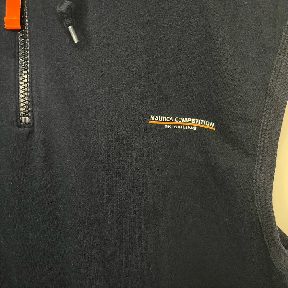 Vintage Nautica Quarter Zip Sleeveles Shirt size XL - Picture 4 of 7